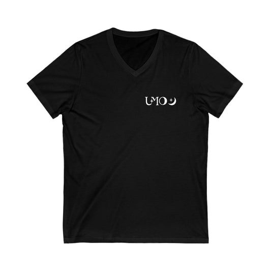 Classic Jersey Short Sleeve V-Neck Tee, Black, Small to 2XL